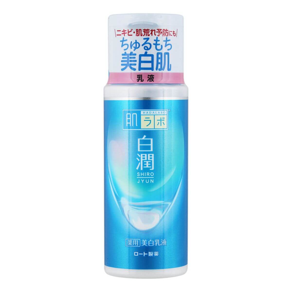 Rohto Hadalabo Shirojun Wakan Hatomugi Essence Milky Lotion 140ml