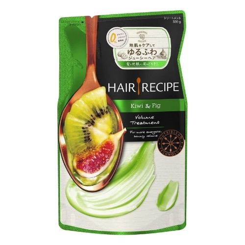 Hair Recipe Kiwi Empowering Volume Recipes Hair Treatment 330ml - Refill - TODOKU Japan