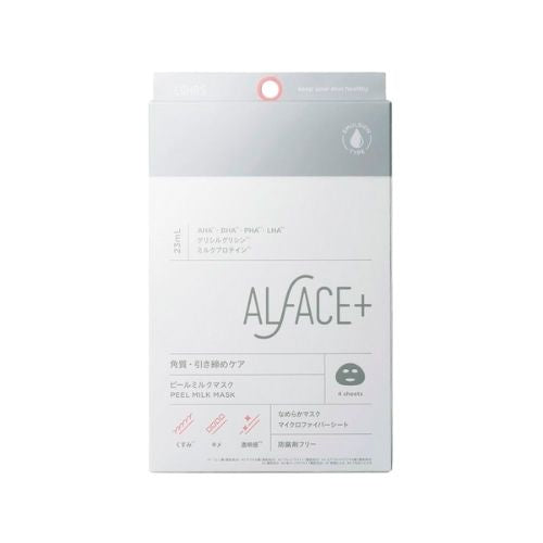 ALFACE Peel Milk Mask 4 sheets - TODOKU Japan - Japanese Beauty Skin Care and Cosmetics