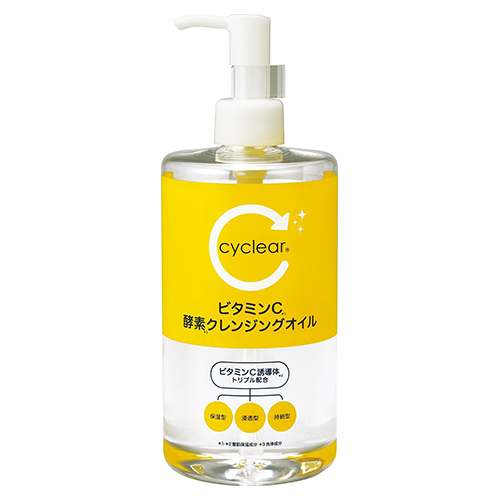 Kumano Yushi Cyclear VC Enzyme Cleansing Oil - 400ml - TODOKU Japan - Japanese Beauty Skin Care and Cosmetics