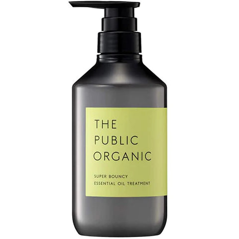 The Public Organic Super Bouncy Essential Oil Treatment - 480ml - TODOKU Japan - Japanese Beauty Skin Care and Cosmetics