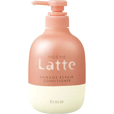 Ma & Me Latte Premium W Milk Protein Blend Damage Repair Conditioner Pump - 490ml - TODOKU Japan - Japanese Beauty Skin Care and Cosmetics