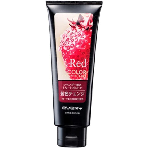 Anna Donna Every Color Treatment 160g - Red - TODOKU Japan - Japanese Beauty Skin Care and Cosmetics