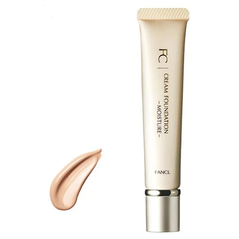 Fancl Cream Foundation Moisture SPF25 PA++ - 01 Pink Beige - TODOKU Japan - Japanese Beauty Skin Care and Cosmetics