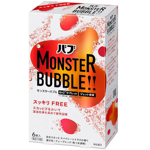 Kao Bub Monster Bubble - 6pc- Clean Free - TODOKU Japan - Japanese Beauty Skin Care and Cosmetics