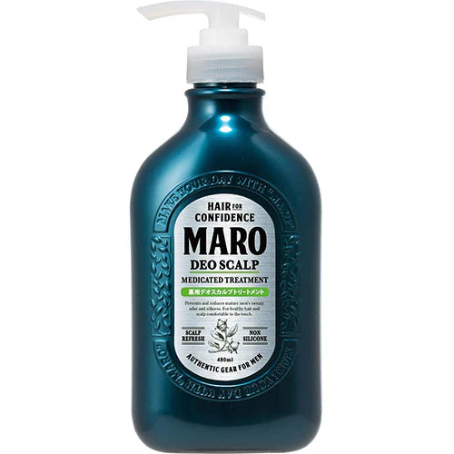 Maro Medicated Deo Scalp Treatment - Green Mint - 480ml - TODOKU Japan - Japanese Beauty Skin Care and Cosmetics
