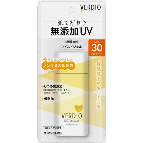 Verdio UV Moisture Mild Gel N SPF30/PA++++ 80g - TODOKU Japan - Japanese Beauty Skin Care and Cosmetics