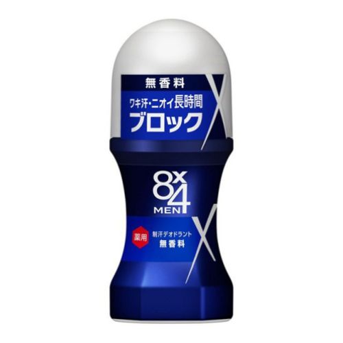 Eight Four Men Deodorant Roll On - No Fragrance - TODOKU Japan - Japanese Beauty Skin Care and Cosmetics