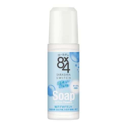 Eight Four Deodorant Roll-On 45ml - Soap Scent - TODOKU Japan - Japanese Beauty Skin Care and Cosmetics