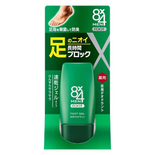 Eight Four Men Deodorant Foot Gel - 30g - TODOKU Japan - Japanese Beauty Skin Care and Cosmetics