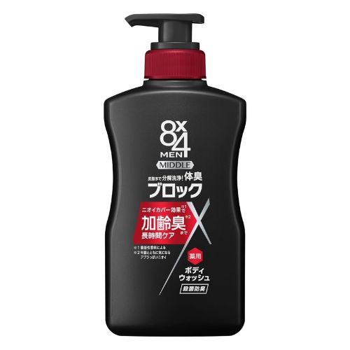 Eight Four Men Deodorant Middle Body Wash - 400ml - TODOKU Japan - Japanese Beauty Skin Care and Cosmetics