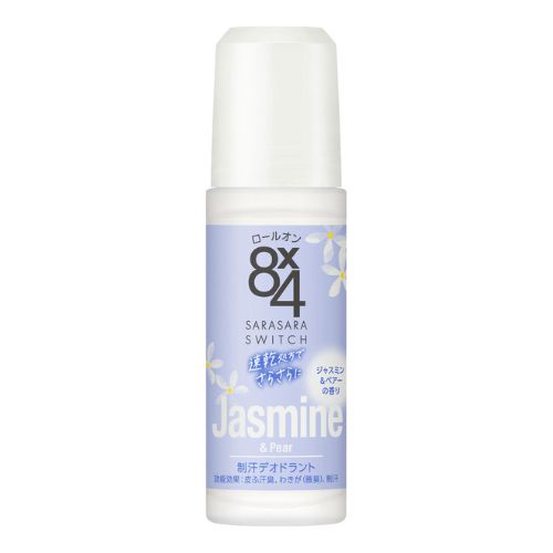 Eight Four Deodorant Roll-On 45ml - Jasmine & Pear Scent - TODOKU Japan - Japanese Beauty Skin Care and Cosmetics