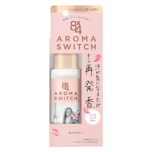 Eight Four Aroma Switch Deodorant Roll-On 65ml - Paris Bouquet Scent - TODOKU Japan - Japanese Beauty Skin Care and Cosmetics
