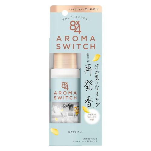 Eight Four Aroma Switch Deodorant Roll-On 65ml - Island Blossom Scent - TODOKU Japan - Japanese Beauty Skin Care and Cosmetics