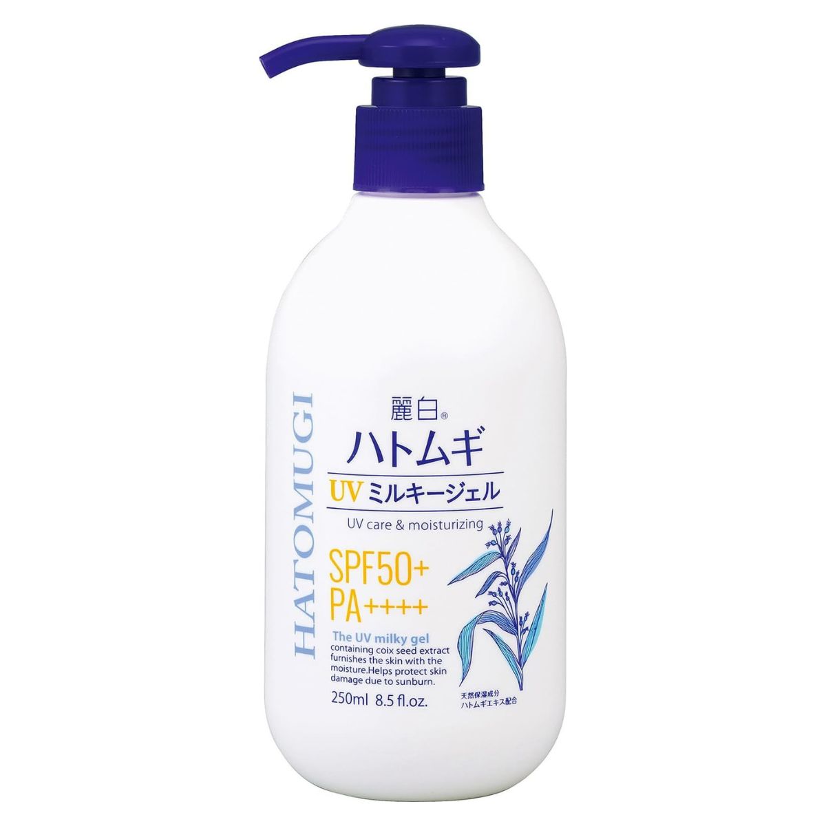Reihaku Hatomugi UV Milky Gel SPF50 + / PA ++++ - 250g - TODOKU Japan - Japanese Beauty Skin Care and Cosmetics