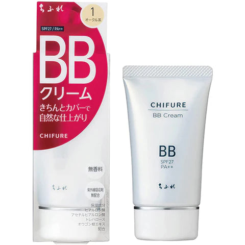 Chifure BB Cream - 1 Intermediate Brightness - TODOKU Japan - Japanese Beauty Skin Care and Cosmetics
