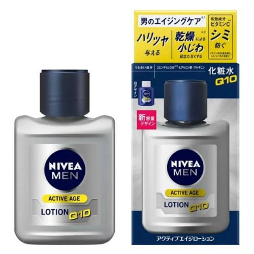 Nivea Men Active Age Lotion Q10 - 110ml - TODOKU Japan - Japanese Beauty Skin Care and Cosmetics