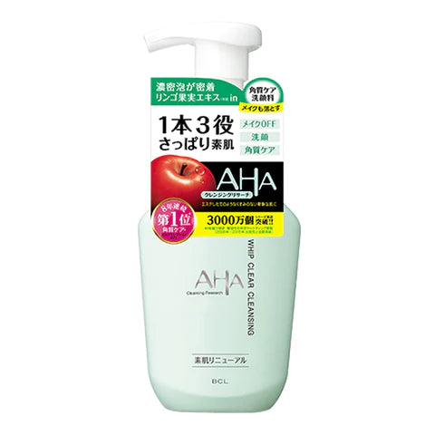 Cleansing Research AHA Whip Clear Cleansing 150ml - TODOKU Japan - Japanese Beauty Skin Care and Cosmetics