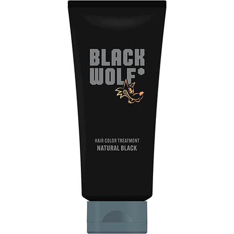 BLACK WOLF Hair Color Treatment - Natural Black - 150g - TODOKU Japan - Japanese Beauty Skin Care and Cosmetics