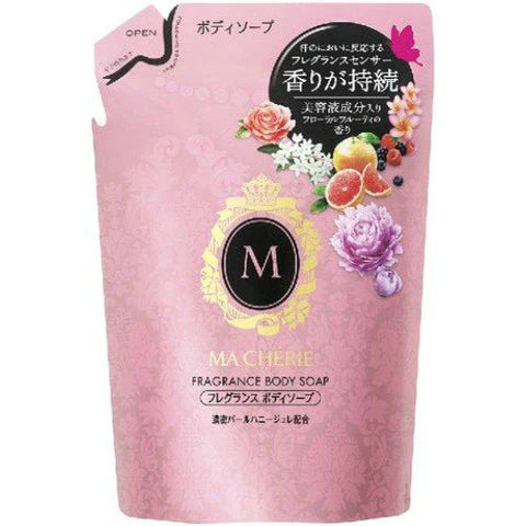 Macherie Shiseido Fragrance Body Soap - Refill - 380ml - TODOKU Japan - Japanese Beauty Skin Care and Cosmetics