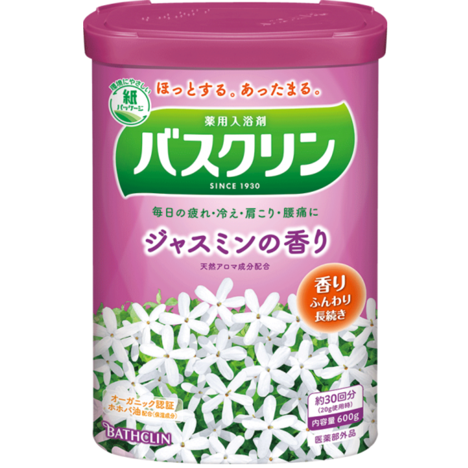 Bathclin Standard Bath Salts - 600g - TODOKU Japan - Japanese Beauty Skin Care and Cosmetics