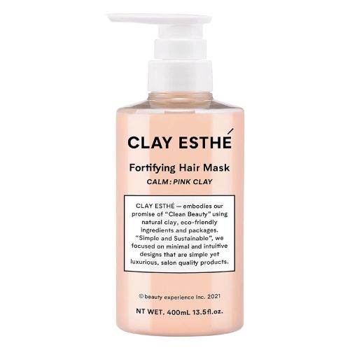 CLAY ESTHÉ Fortifying Hair Mask Pink Clay - 400ml - TODOKU Japan - Japanese Beauty Skin Care and Cosmetics
