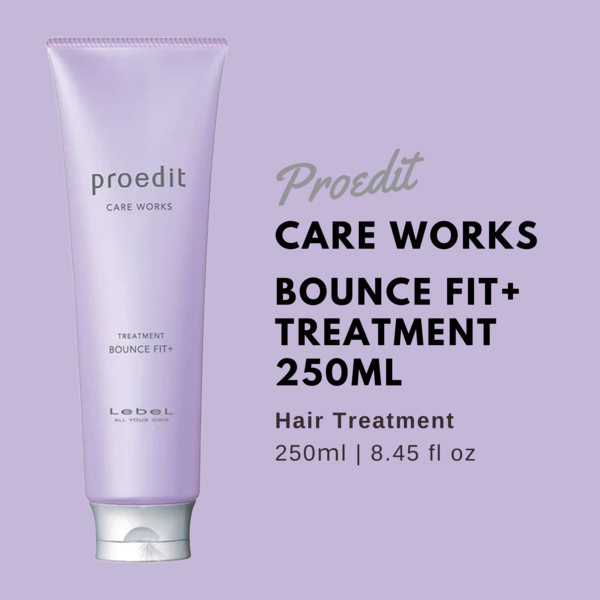 Lebel Proedit Care Works Hair Ttreatment Bounce Fit Plus - 250ml - TODOKU Japan - Japanese Beauty Skin Care and Cosmetics