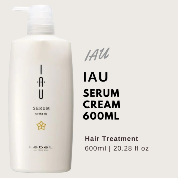 Lebel IAU Serum Cleansing Cream Hair Treatment - 600ml - TODOKU Japan - Japanese Beauty Skin Care and Cosmetics