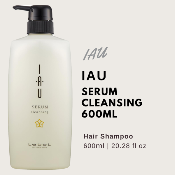 Lebel IAU Serum Cleansing Hair Shampoo - 600ml - TODOKU Japan - Japanese Beauty Skin Care and Cosmetics