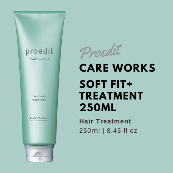 Lebel Proedit Care Works Hair Ttreatment Soft Fit Plus - 250ml - TODOKU Japan - Japanese Beauty Skin Care and Cosmetics