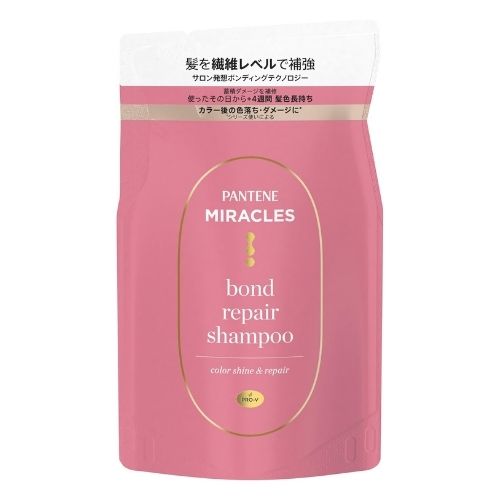 PANTENE MIRACLES Bond Repair Series Color Shine & Repair  Shampoo - Refill - 350g - TODOKU Japan - Japanese Beauty Skin Care and Cosmetics