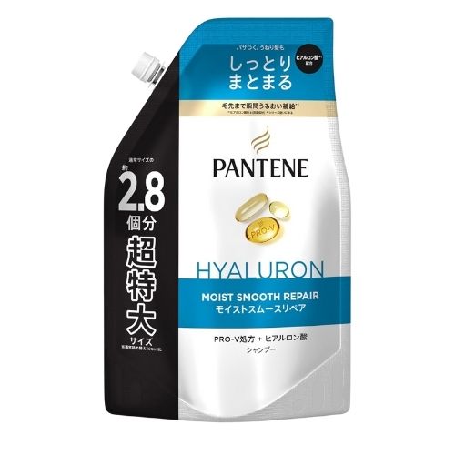 PANTENE Moist Smooth Repair Shampoo - Refill -860ml - TODOKU Japan - Japanese Beauty Skin Care and Cosmetics
