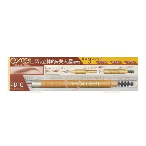Excel Tokyo Powder & Pencil Eyebrow EX - TODOKU Japan - Japanese Beauty Skin Care and Cosmetics
