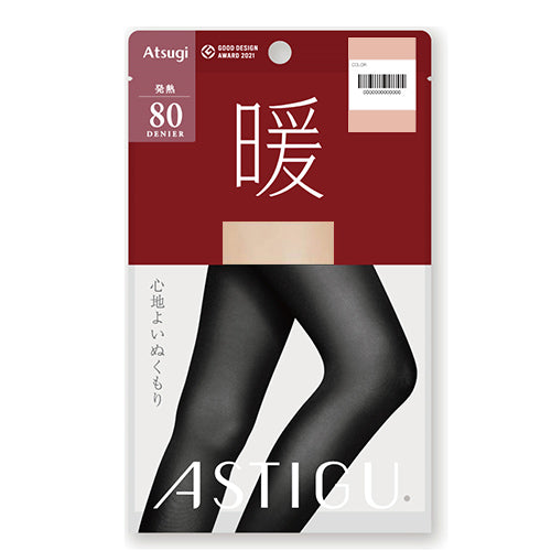 Atsugi Astigu Warming Hot Tights Dan 80 Denier - AP1080 - TODOKU Japan - Japanese Beauty Skin Care and Cosmetics