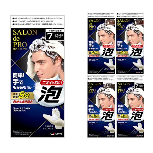 Salon De Pro Men's Speedy Foam Hair Color EX - TODOKU Japan - Japanese Beauty Skin Care and Cosmetics