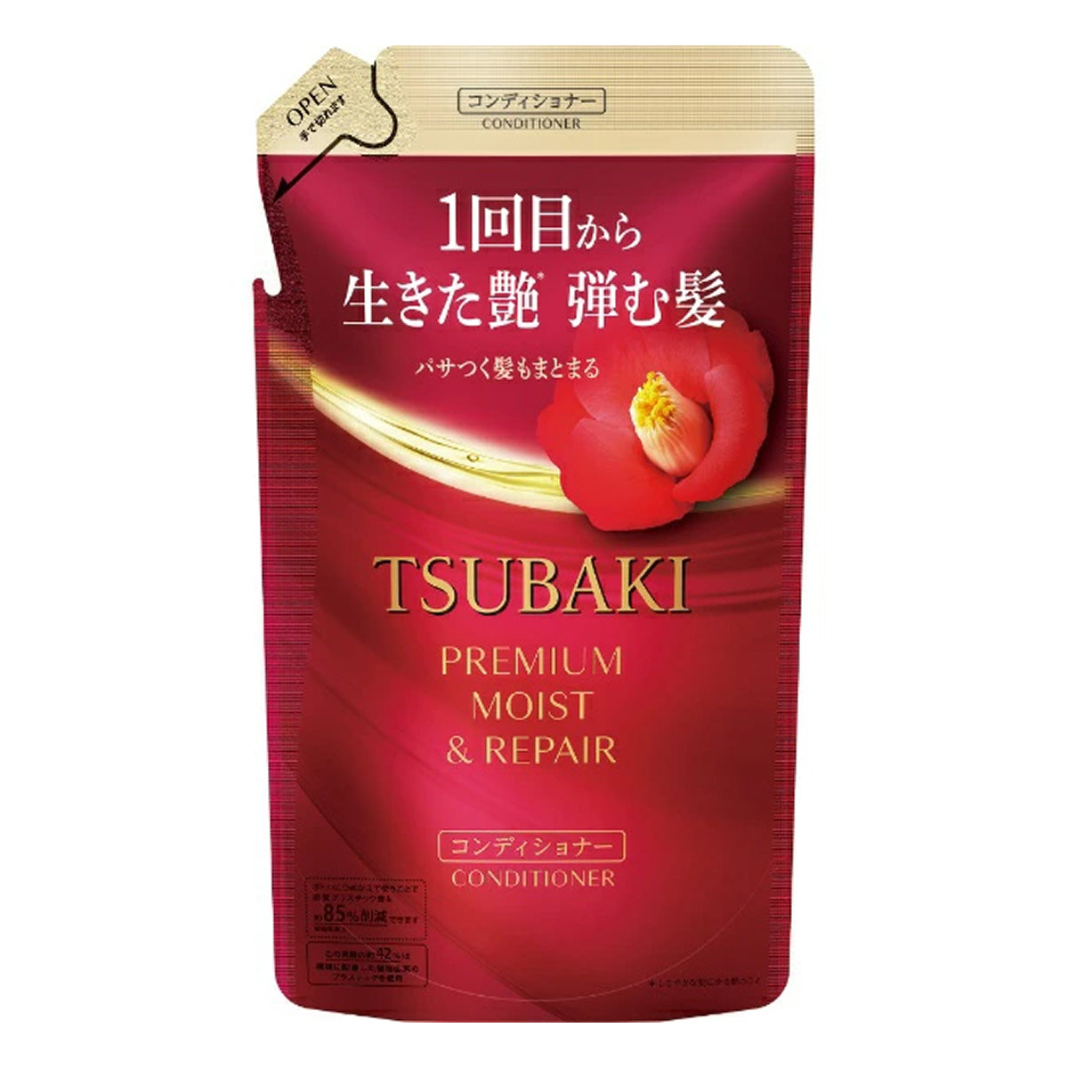 Shiseido Tsubaki Premium Moist Conditioner - Refill 300ml - TODOKU Japan - Japanese Beauty Skin Care and Cosmetics