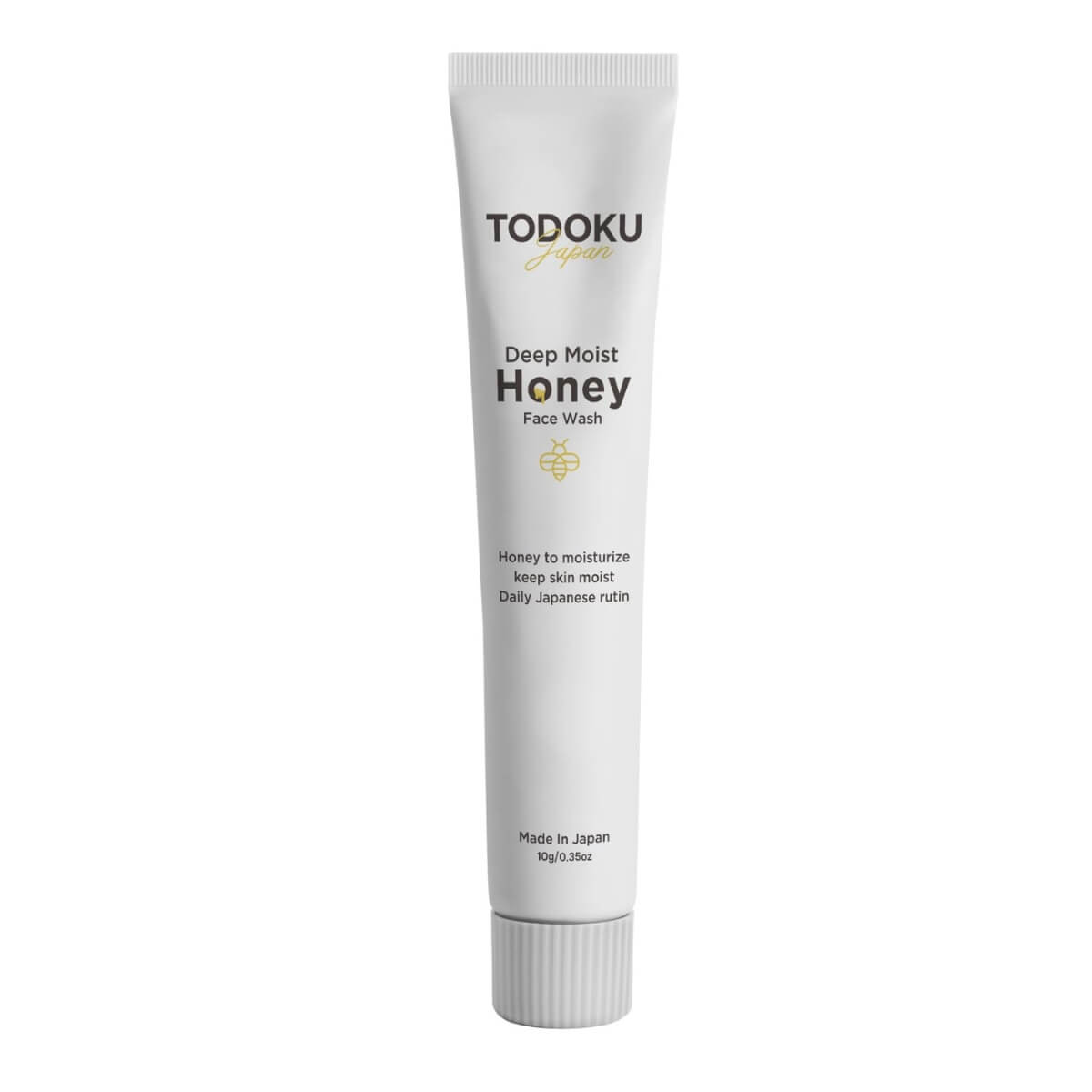 TODOKU JAPAN Deep Moist Honey Face Wash - Hydrating Japanese Cleanser with Honey .3