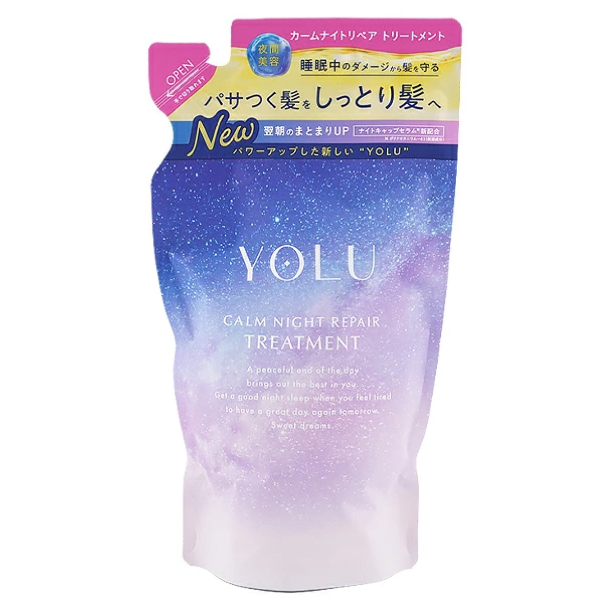 YOLU Night Beauty Treatment Refill 370ml - Calm Night Repair