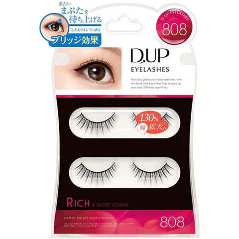 D-UP EYELASHES Rich - 808 - TODOKU Japan - Japanese Beauty Skin Care and Cosmetics