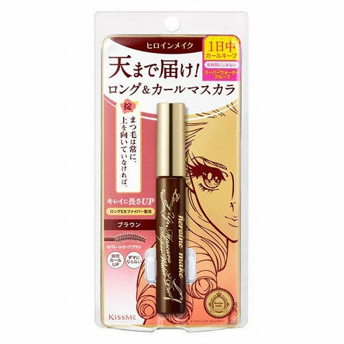 KissMe Isehan Heroine Make Long Up Mascara Super Waterproof - 02 Brown - TODOKU Japan - Japanese Beauty Skin Care and Cosmetics