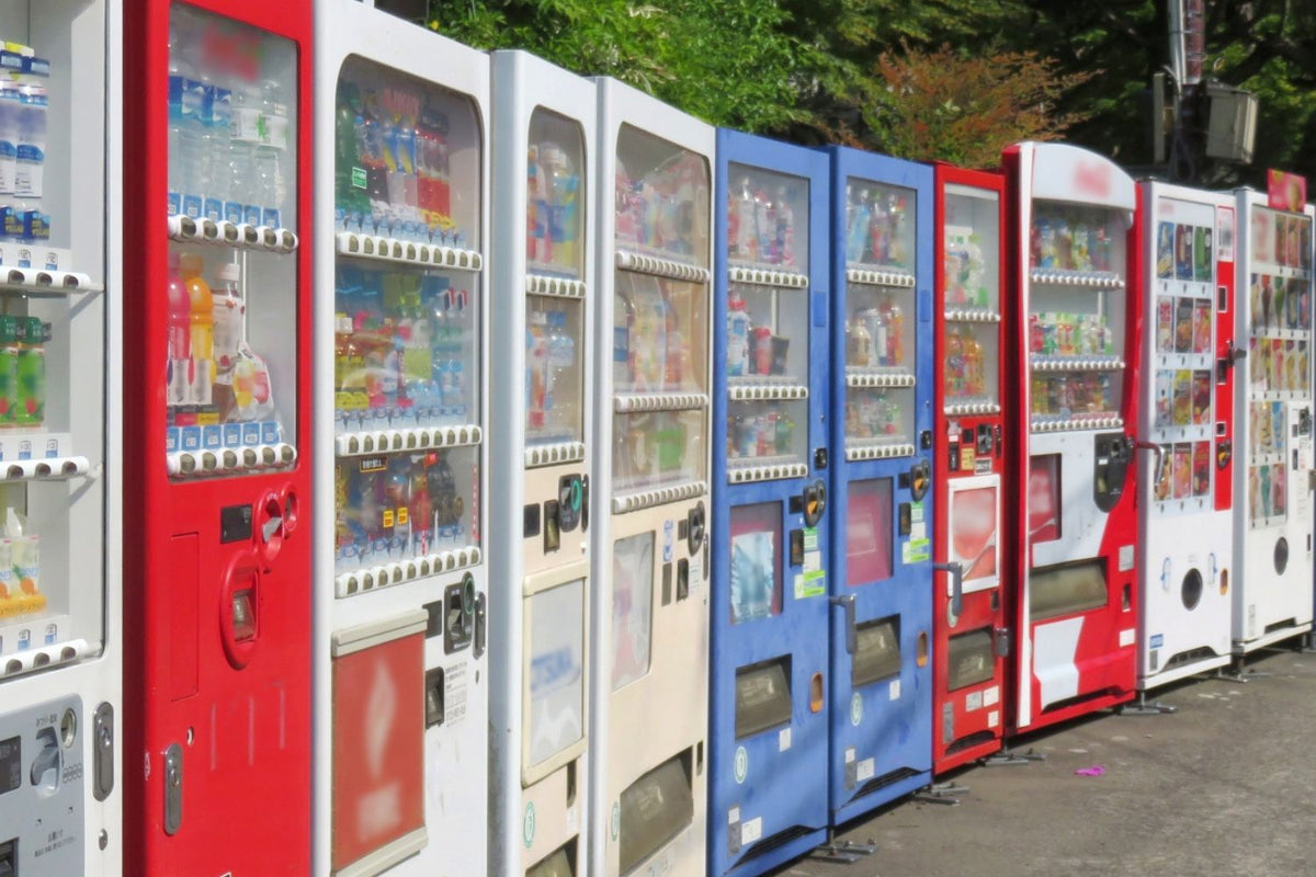 Japanese vending machines in Japan