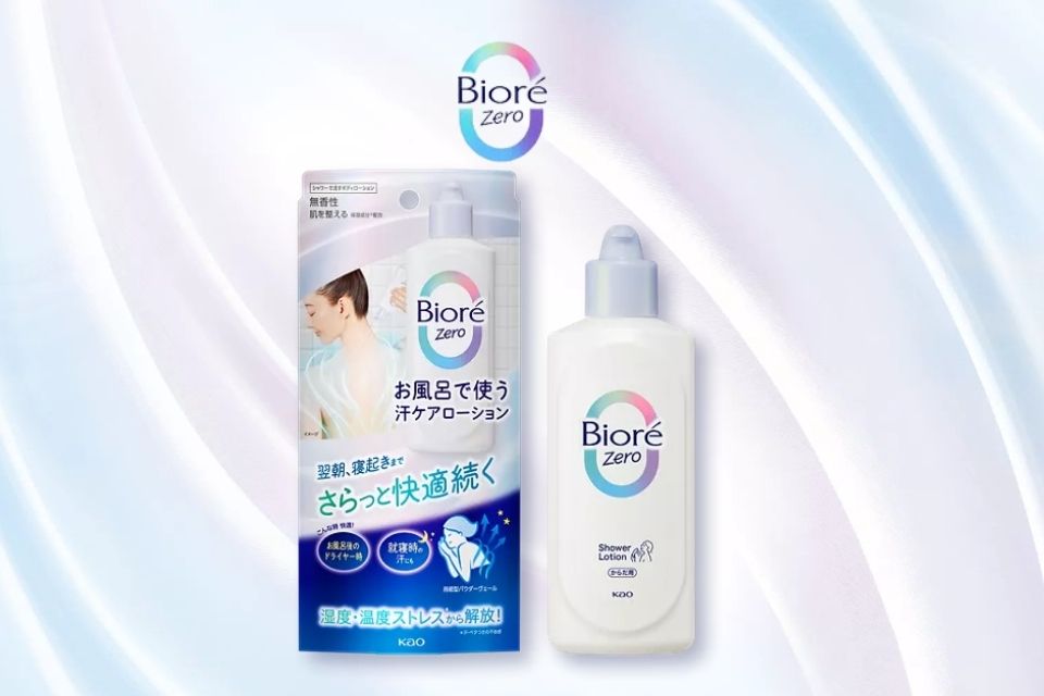 Biore Zero deodorant for long-lasting sweat and odor protection