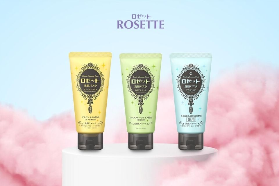 Rosette is a skincare brand with a long history, known for its products that address skin concerns. Their popular facial cleansing pasta series uses natural mud to gently remove dirt while protecting moisture.