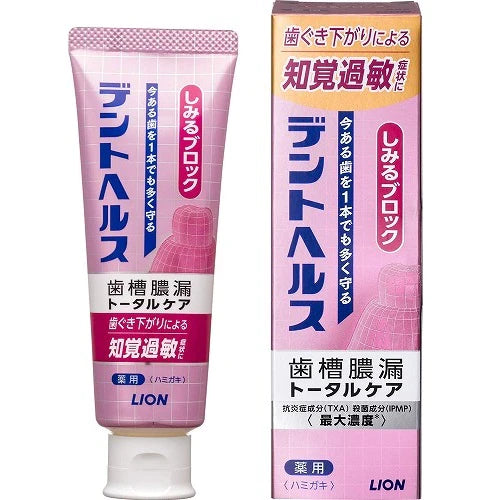 Lion Dent Health Medicinal Toothpaste Block - 85g - TODOKU Japan - Japanese Beauty Skin Care and Cosmetics