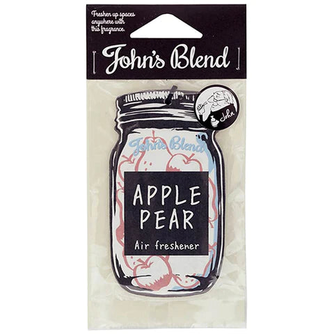 John's Blend Paper Air Freshener - Apple Pair - TODOKU Japan - Japanese Beauty Skin Care and Cosmetics
