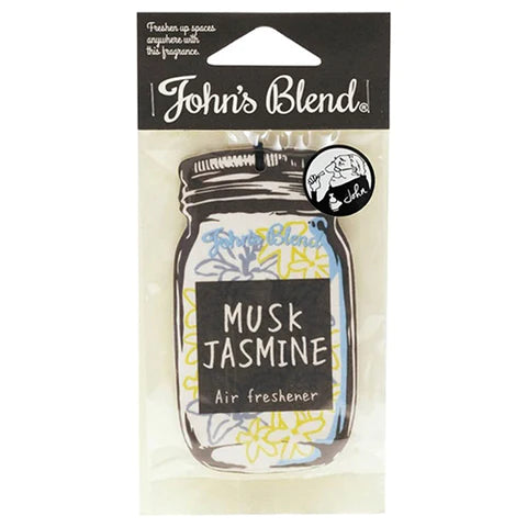 John's Blend Paper Air Freshener - Musk Jusmin - TODOKU Japan - Japanese Beauty Skin Care and Cosmetics