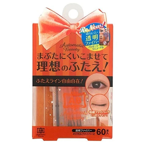AB Automatic Beauty Mezical Fiber 2 Eyelid Tape - 60pcs - TODOKU Japan - Japanese Beauty Skin Care and Cosmetics