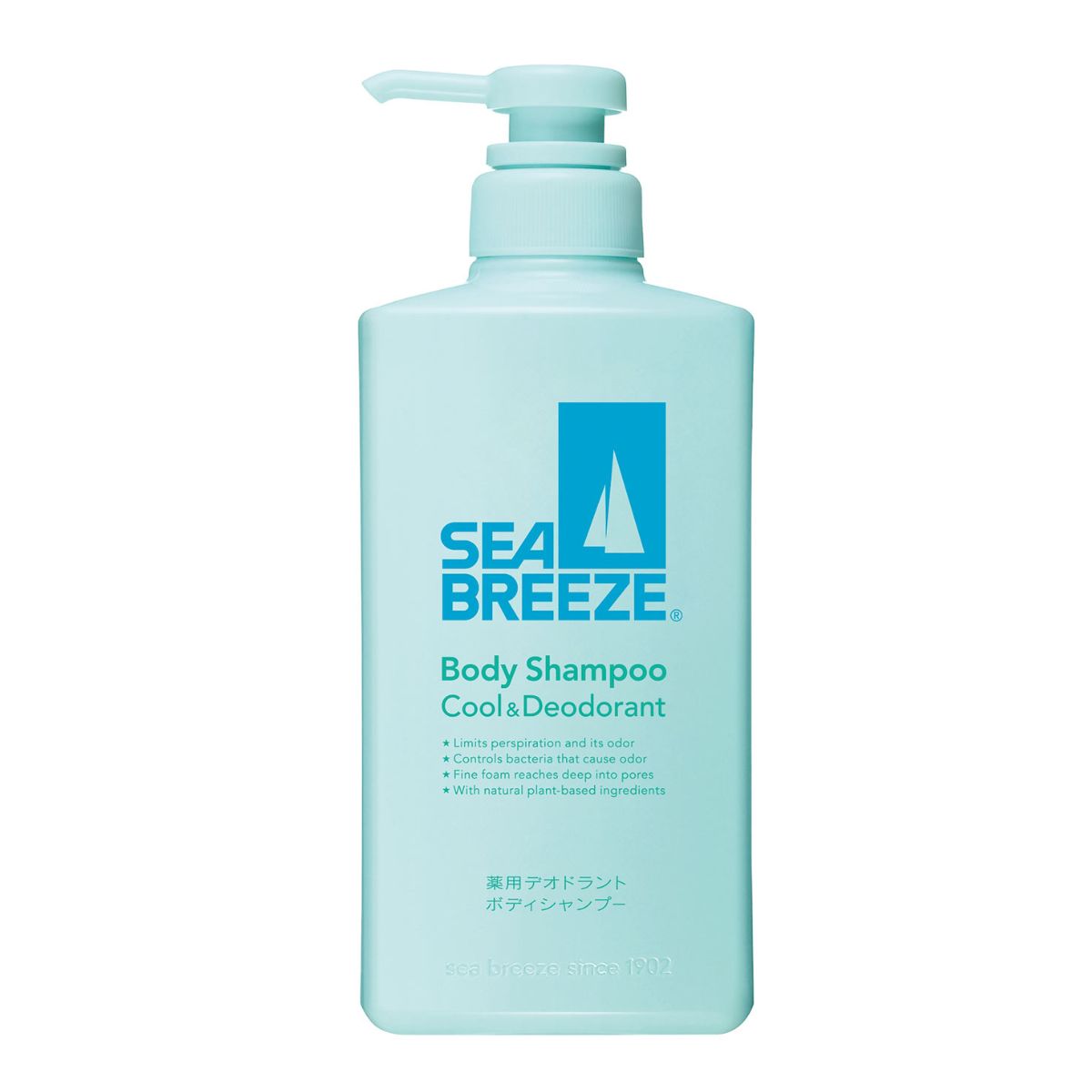 Sea Breeze Body Shampoo Cool & Deodorant - 490ml