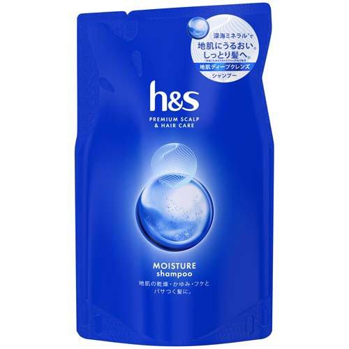 H&S Moisture Shampoo - Refill - 315g - TODOKU Japan - Japanese Beauty Skin Care and Cosmetics