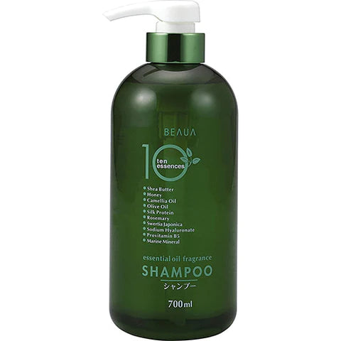 Beaua 10 Essence Fragrance Shampoo - 700ml - TODOKU Japan - Japanese Beauty Skin Care and Cosmetics
